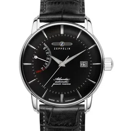 ZEPPELIN Men Black Dial & Black Leather Straps Analogue Automatic Motion Powered Watch-84