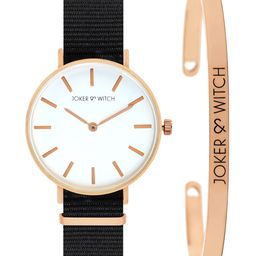 JOKER & WITCH Women Black & Rose Gold-Toned Cosmo Watch Bracelet Stack-image-88