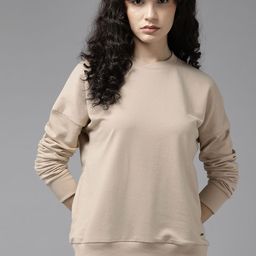 Roadster Women Solid Pullover Sweatshirt-image-88