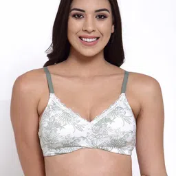 Inner Sense White & Grey Everyday Bra Organic Cotton Antimicrobal Lightly Padded Sustainable ISB105-image-43