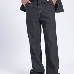 glitchez Men Casual Cool Wide Leg Jeans-image-96