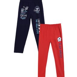 SWEET ANGEL Boys Pack of 2 Printed Straight-Fit Track Pants-image-97