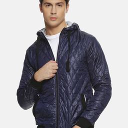 Campus Sutra Men Blue Solid Bomber  Jacket-38