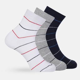 Mast & Harbour Men Set of 3 Above Ankle-Length Socks-image-35