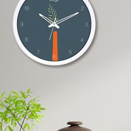 RANDOM Grey & White Printed 30 cm Analogue Contemporary Wall Clock-image-89