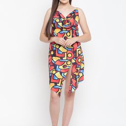 EROTISSCH Multicoloured Printed Nightdress-16
