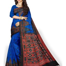 TITHI SAREES Ethnic Motifs Printed Sambalpuri Saree-image-57