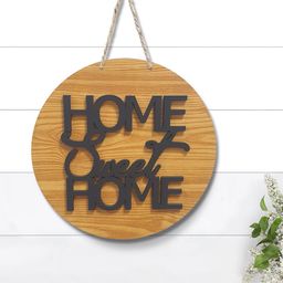 Art Street Brown Home Sweet Home Printed Wall decor-image-91