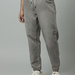 Celio Men Heavy Fade Stretchable Cotton Jogger-image-66