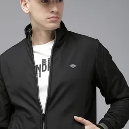 SPYKAR Solid Lightweight Bomber Jacket-image-62