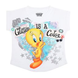 Looney Tunes Girls White Printed Top-image-18