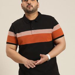 Sztori Colourblocked Polo Collar T-shirt-image-14