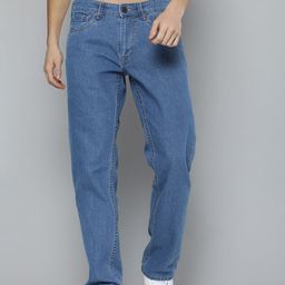HERE&NOW Men Blue Slim Fit Clean Look Mid Rise Stretchable Jeans-image-61