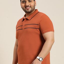 Sztori Striped Polo Collar Cotton T-shirt-picture-58