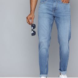 Flying Machine Men Slash Slim Tapered Fit Heavy Fade Stretchable Jeans-image-67