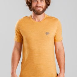 FORCLAZ By Decathlon Men Orange Merino Wool Travel Hiking & Trekking T-shirt-picture-45