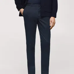 MANGO MAN Slim Fit Trousers-image-71