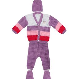 Superminis Unisex Kids Purple & Green Colourblocked Shirt with Pyjamas-image-14