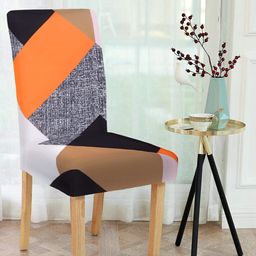 Cortina Multicoloured Colourblocked Chair Cover-picture-0