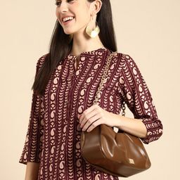 Anouk Women Ethnic Motifs Batik Print Kurta-image-28