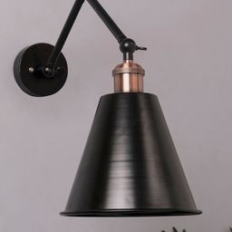 Homesake Black Solid Handcrafted Edison 360 Guard Swing Arm Light-image-39