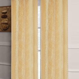 Good Homes by Home Candy Cream-Coloured Set of 2 Door Curtains-9