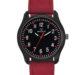 Walrus Men Black & Red Analogue Watch CULT-IV-021002-25