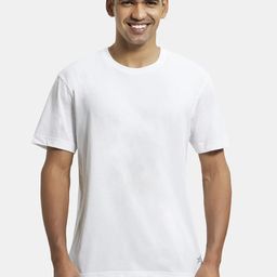 Jockey Men White Super Combed Cotton T-shirt-image-30
