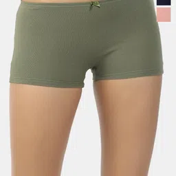 Shyygl Set of 3 Low-Rise Boy Shorts Briefs-picture-20