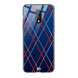 DailyObjects Blue & White Nightfall Diamond Rope OnePlus 7 Glass Case-14