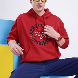 Aeropostale Men Printed Hooded Sweatshirt-image-67
