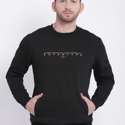 t-base Men Black Printed Sweatshirt-image-55