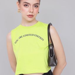 DressBerry Sleeveless Slay Crop T-shirt-image-46