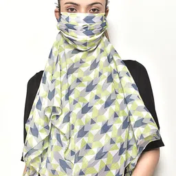 Swayam Women 3-Ply Reusable Outdoor Protective Scarf Mask-image-5
