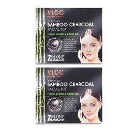 VLCC Pack of 2 Activated Bamboo Charcoal Facial Kit-16