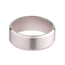 Peora Men Silver-Plated Tungsten Matte Finish Finger Ring-image-32