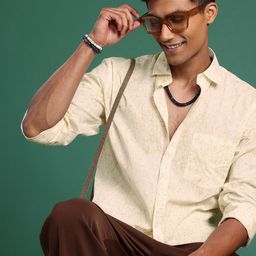 Sangria Men Comfort Abstract Printed Casual Shirt-image-70