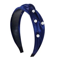 BuckleUp Women Blue Embellished Hairband-image-17