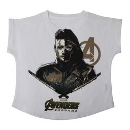 Marvel by Wear Your Mind Girls White Printed Top-picture-8