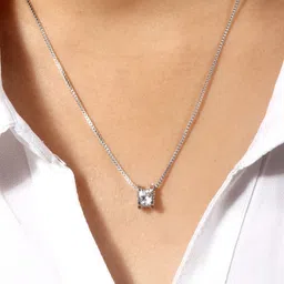 JOKER & WITCH Silver-Toned Rhinestone Charm Chain-28
