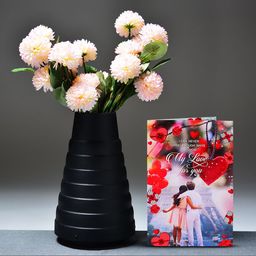 Archies Multicoloured Combo of Valentine's Day Flower & Greeting Card-picture-28