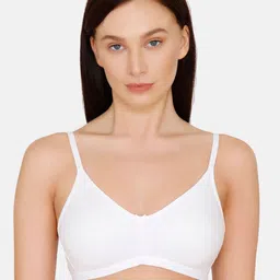 Zivame White Solid Non-Wired Non Padded T-shirt Bra-picture-17