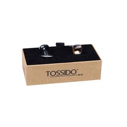 Tossido Men Brown Solid Cufflinks-picture-28
