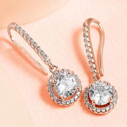 Zavya Rose Gold-Plated 925 Sterling Silver Earrings-image-11
