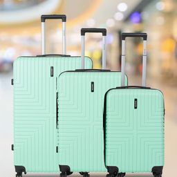 Roadster Set Of 3 Textured HRD Suitcase Trolley Bag- Cabin, Medium & Large-8