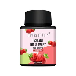 SWISS BEAUTY Instant Dip & Twist Nail Polish Remover 80 ml - Strawberry Fresh-29