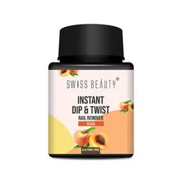 SWISS BEAUTY Instant Dip & Twist Nail Polish Remover 80 ml - Peach-43