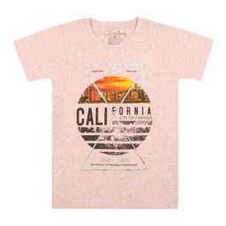Lil Tomatoes Boys Coral Pink Printed Round Neck Pure Cotton T-shirt-picture-20