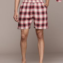 The Roadster Lifestyle Co. Pack Of 2 Checked Pure Cotton Boxers-image-99
