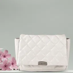 Lino Perros Off White Quilted Shoulder Bag-47
